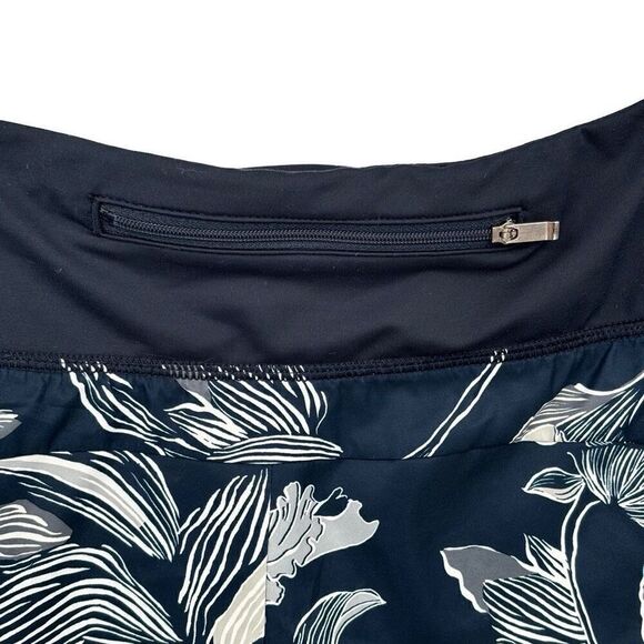 Athleta Shorts Blue White Floral Size XXS - Picture 7 of 8